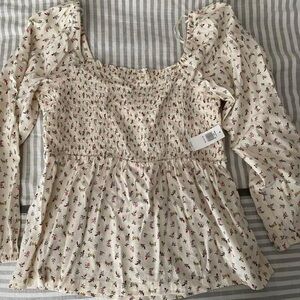 Old Navy Floral Kids Top 14/16